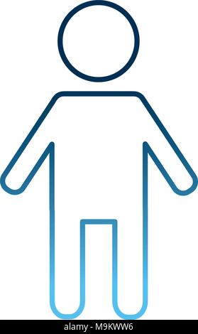 male pictogram symbol people man Stock Vector