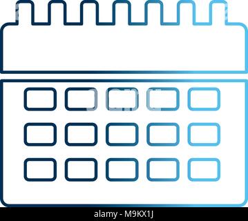 business calendar planning success image Stock Vector