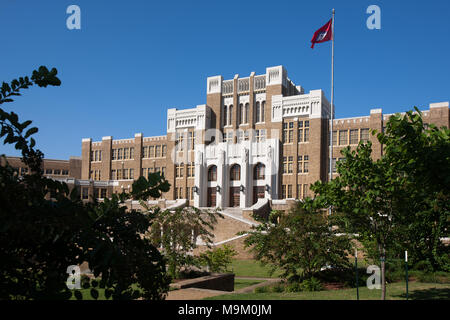 Little Rock Central High School, site of forced desegregation during the Civil Rights Movement, Little Rock, Arkansas, USA Stock Photo