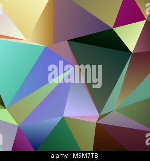 Gradient retro irregular triangle background Stock Vector