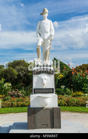 NEW ZEALAND rotorua New Zealand Government gardens rotorua new zealand statue of Fred  w Wylie memorial statue for the South African Boer War
