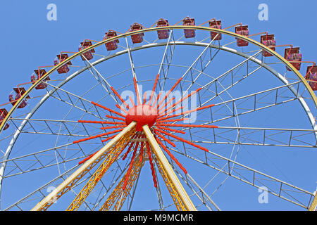 Largest ferris wheel in Ukraine. Odessa, Shevchenko Park Stock Photo