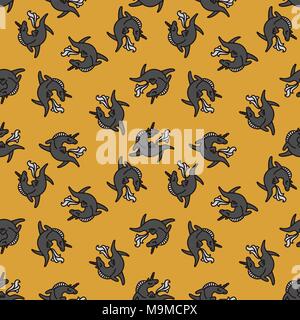 for childrens textile. Seamless pattern. Soft colors. White unicorns Stock Vector