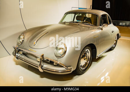 Toronto, Canada - 2018-02-19: A Porsche 356 Carrera displayed on the Porsche AG exposition on 2018 Canadian International AutoShow Stock Photo