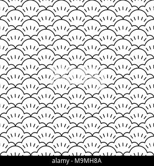 Japanese pattern vector. Tree background template. Curve geometric pattern. Stock Photo