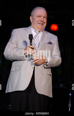 COCONUT CREEK, FL - JULY 12: Frank Sinatra Jr performs at the Seminole Coconut Creek Casino on July 12, 2012 in Coconut Creek , Florida.   People:  Frank Sinatra Jr Stock Photo