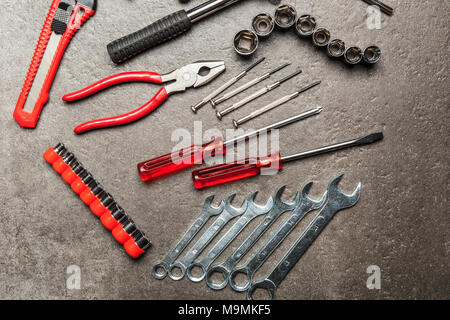 DIY Tools set Stock Photo