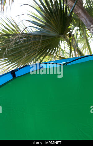 Tent lookout on a Camp in the mountains Stock Photo