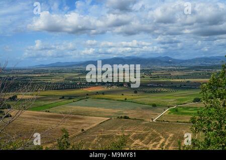 Tuscany, Italy 19 August 2014 at 17:00. Typical view of the Tuscan nature. Stock Photo