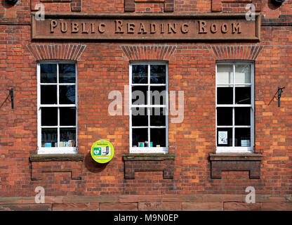 The Public Reading Room in Millom, West Cumbria, Engand UK Stock Photo