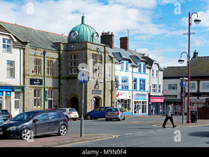 The Square, Millom, West Cumbria, Engand UK Stock Photo