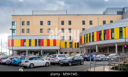 Royal Stoke Hospital Accident and Emergency building Stock Photo