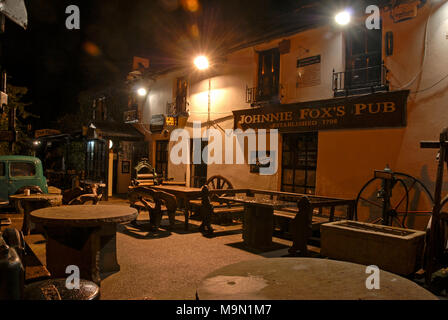 The Johnny Fox pub. It is the oldest (1798) and the highest pub in Ireland and is situated in Glencullen, a village a few miles south of Stock Photo