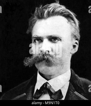FRIEDRICH NIETZSCHE (1844-1900) German philosopher about 1875 Stock Photo