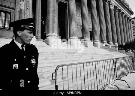 Nazi executioner Klaus Barbie trial, Lyon, France Stock Photo