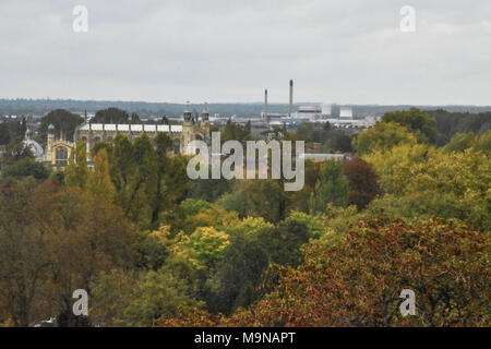 View of Eton College Chapel, Windsor, England. Stock Photo