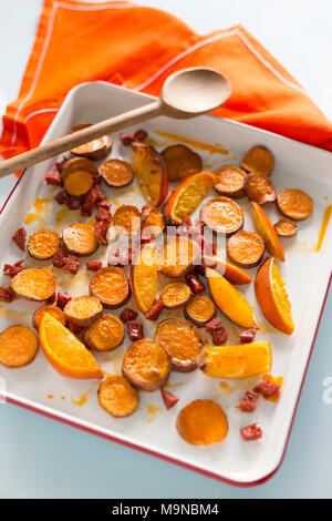 Roast Sweet Potato Stock Photo