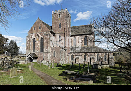 Dore Abbey - former Cistercian Abbey & now Parish Church of the Holy Trinity & St Mary Stock Photo