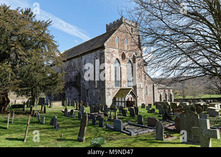 Dore Abbey - former Cistercian Abbey & now Parish Church of the Holy Trinity & St Mary Stock Photo