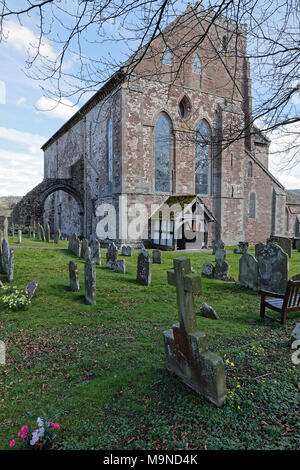 Dore Abbey - former Cistercian Abbey & now Parish Church of the Holy Trinity & St Mary Stock Photo