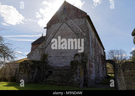 Dore Abbey - former Cistercian Abbey & now Parish Church of the Holy Trinity & St Mary Stock Photo