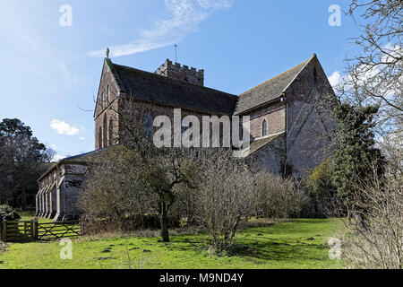 Dore Abbey - former Cistercian Abbey & now Parish Church of the Holy Trinity & St Mary Stock Photo