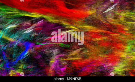abstract wavy and colorful  illustration background, abstract expressionism with light blurred effect Stock Photo