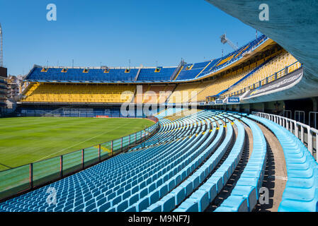 La Bombonera, home ground to Boca Juniors football club, Buenos Aires, Argentina Stock Photo