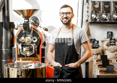 Barista in the coffee shop Stock Photo