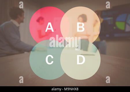 Composite image of pie chart Stock Photo