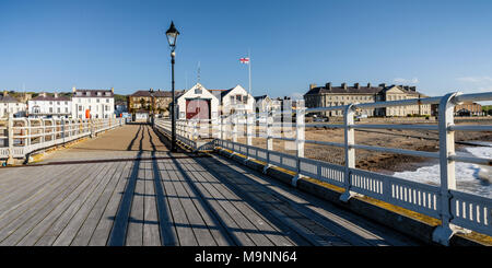 Beaumaris Pier, Anglesey, North Wales Stock Photo