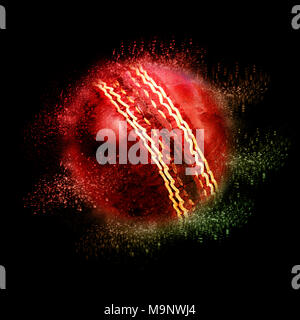 Powder sports ball effect isolated on black Stock Photo