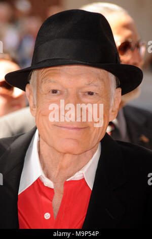 TORONTO, ON - SEPTEMBER 12: Publisher Hugh Hefner (C) arrives with