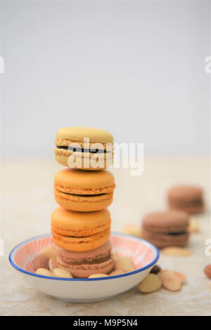 Chocolate, orange and nuts on table Stock Photo - Alamy