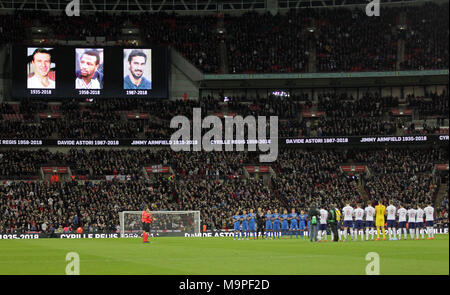 London, UK. 27th March, 2018. during the International Friendly match between England and Italy at Wembley Stadium on March 27th 2018 in London, England. (Photo by Matt Bradshaw/phcimages.com) Credit: PHC Images/Alamy Live News Stock Photo