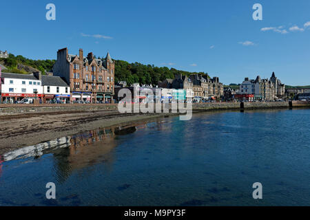 Port and centre of the city, Oban, Argyll and Bute, Scotland, Great Britain Stock Photo