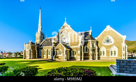 The Dutch Reformed Church in Graaff-Reinet in South Africa's Little Karoo. A national monument and great example of Victorian Gothic architecture Stock Photo