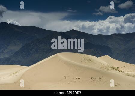 dunes near monastery Samye September 2017 | usage worldwide Stock Photo