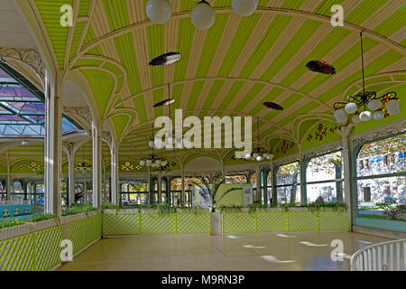 Europe, France, Auvergne, Vichy, avenue Thermale, gallery of the Sources, pump room of the springs, architecture, health, historically, Inside, place  Stock Photo