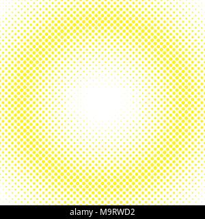 Geometrical halftone dot pattern background - vector design from circles Stock Vector