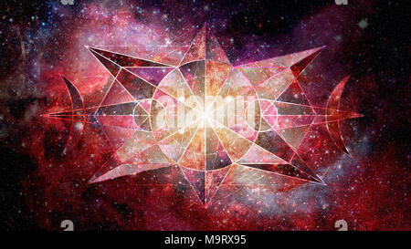 Abstract hipster geometric background. Elements of this image furnished by NASA. Stock Photo