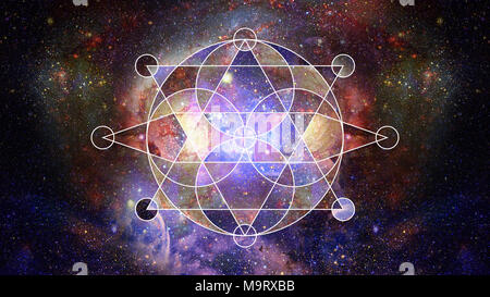 Abstract hipster geometric background. Elements of this image furnished by NASA. Stock Photo