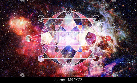 Abstract hipster geometric background. Elements of this image furnished by NASA. Stock Photo