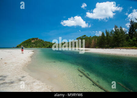 Mouth of a river, Kudat, Sabah, Malaysia, Borneo, Stock Photo