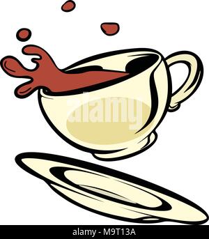 Cup of coffee or cocoa Stock Vector