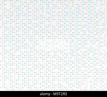 Clear soft colors dots of circle cold tone background, illustration vector eps10 Stock Vector