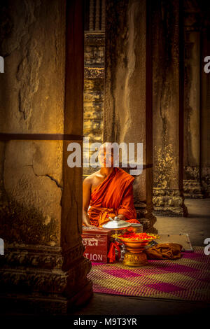 Asien, Kambodscha, Angkor Wat Stock Photo