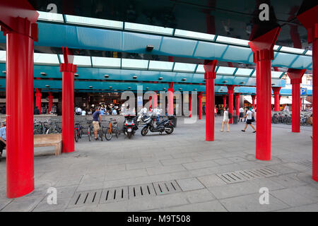 Milan, Lombardy / Italy - 2012/07/04: Stazione Milano Nord train station at the Piazza Cadorna square Stock Photo