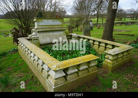 The grave of Alfred Beit at Tewin Stock Photo