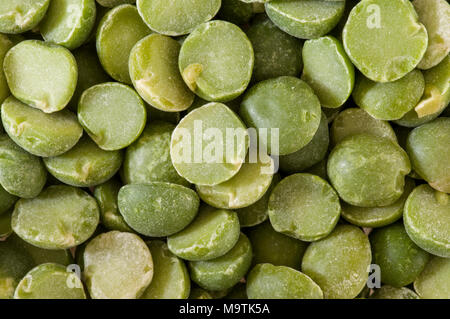 cracked green lentils Stock Photo